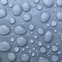 water drops on glass
