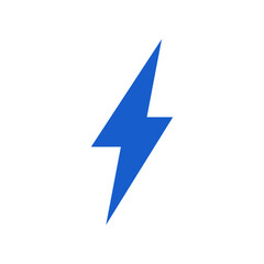 Vector illustration of electric lighting bolt, energy, spark, thunder
