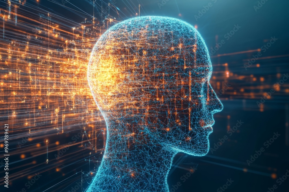 Poster bioinformatics cytoarchitecture synaptic pruning neuroprosthetics and neuroaesthetics futuristic dig