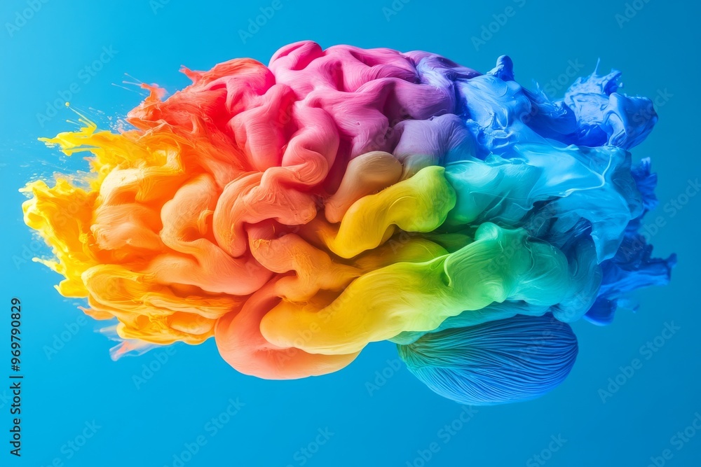 Aufkleber neuropharmacology neuromechanics neurocognition cognition and cognitive neuroscience multicolored ab