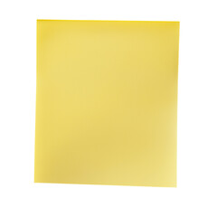 Yellow sticky note.