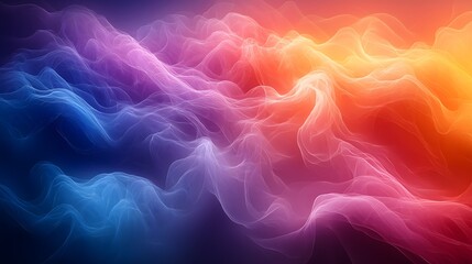 Fototapeta premium A Vibrant And Colorful Gradient Background Blending Smoothly, Colors Transition Seamlessly, Dynamic Flow, Desktop Background, Background Texture, Background Overlay