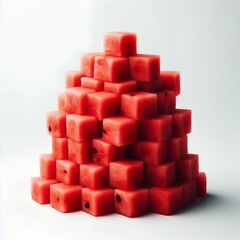 Watermelon on a White Background