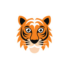 tiger head vector illustration