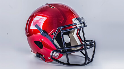 Fototapeta premium american football helmet isolated on transparent background, 