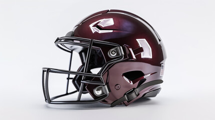 Fototapeta premium American football helmet isolated in white background