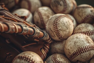 baseball - realistic image isolated on transparent background. Beautiful simple AI generated image