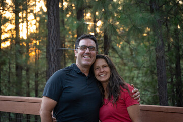 Fototapeta premium a couple outside