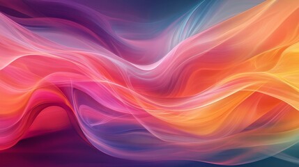 Obraz premium Colorful abstract flowing waves background