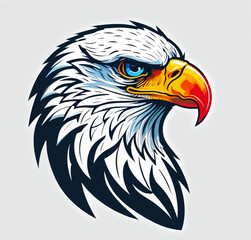 Fototapeta premium bald eagle head