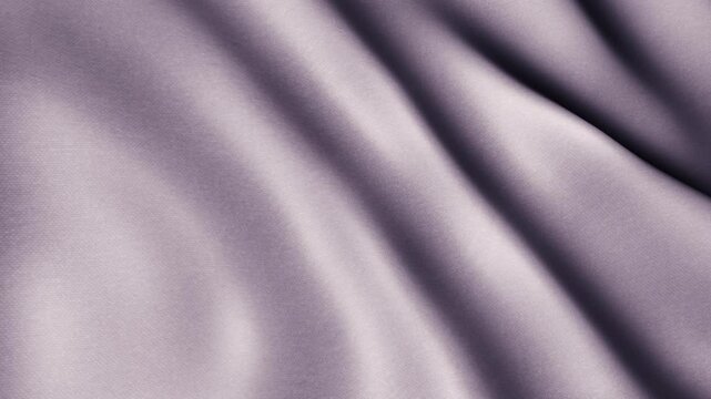 Waving white flag fabric animation, blank cloth texture background, 3d displacement ripple wave, seamless loop