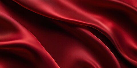 Fototapeta premium red silk fabric