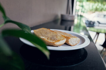 Platillo Mexicano molletes dulce o salado
