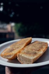 Platillo Mexicano molletes dulce o salado