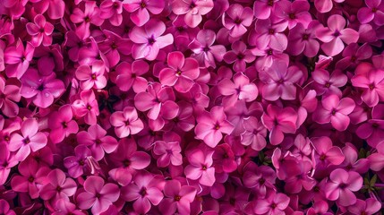 Fototapeta premium A close-up view of delicate pink flowers, showcasing their intricate texture and soft petals.