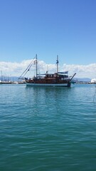 Fototapeta premium ship in the sea