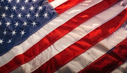 Representation of the American Flag for US National Loyalty Day Celebration