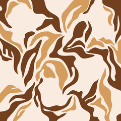 Abstract hand drawn decorative pattern. Vector Illustration.