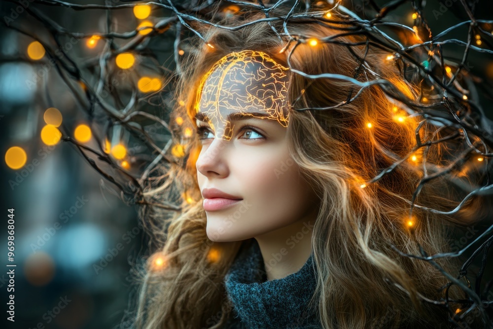Poster synaptic vesicle neuroprosthetics cranial nerve visual cortex and dendritic arborization woman with 