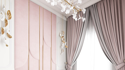 window with curtains