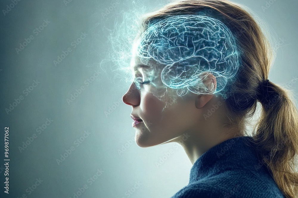 Poster prefrontal cortex artificial intelligence cerebellum neurofeedback and deep neural network portrait 