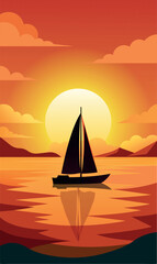 Fototapeta premium sailboat