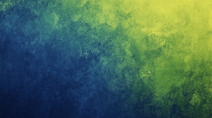 Obraz premium A smooth and subtle gradient background featuring shades of navy blue transitioning into lime green. This abstract design evokes a sense of calm, growth, and energy.