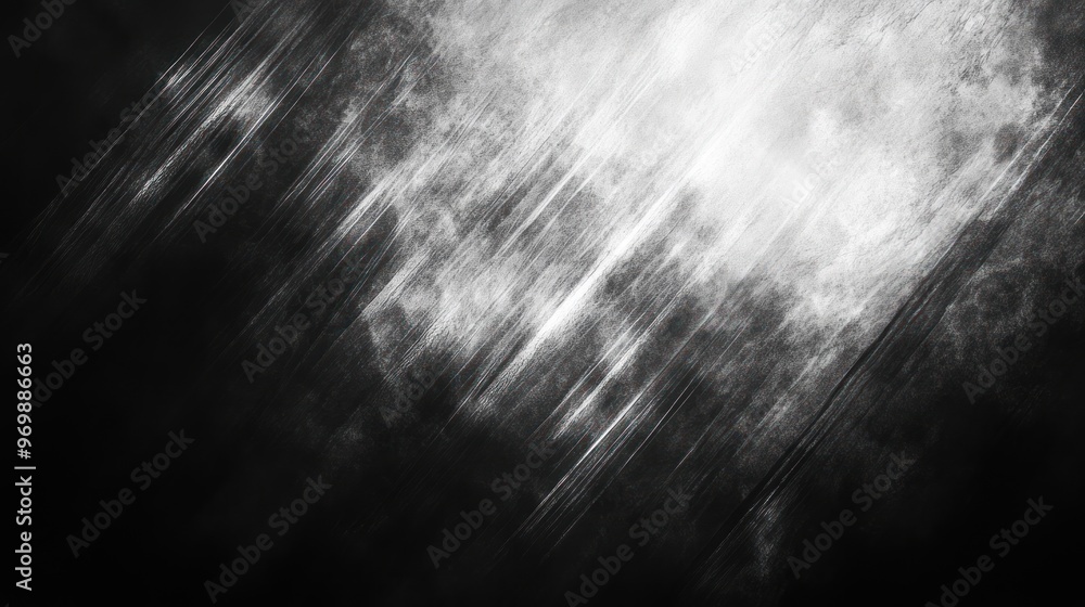 Poster abstract black and white background with diagonal lines