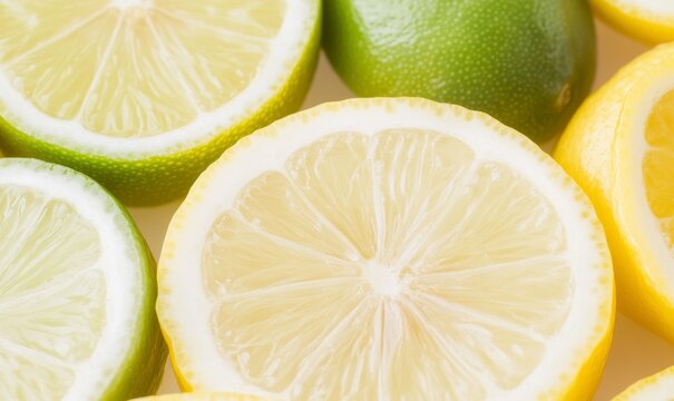 Slices of lemon and lime as a background. Close up. --ar 5:3 --style raw --sref https://s.mj.run/iNAd4UWZT9w --personalize lg8dajr --stylize 300 --v 6.1 Job ID: f2f6e667-f921-4202-92c0-df17cf2856b3
