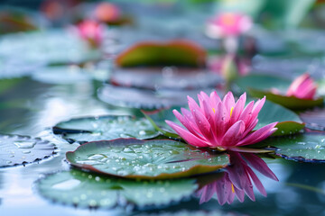 pink lotus flower