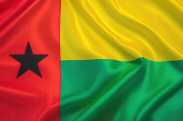 guinea bissau flag for national Day or Independence Day of guinea bissau