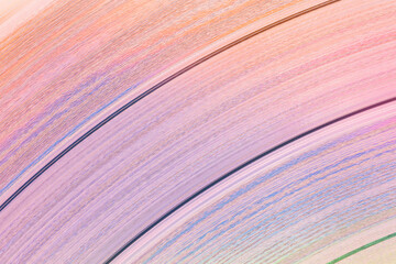 Pastel textured curves with abstract appeal