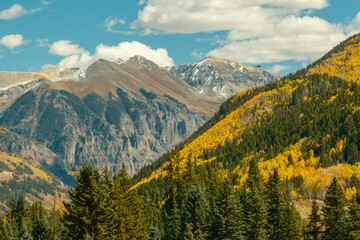 Obraz premium landscape in the mountains fall telluride