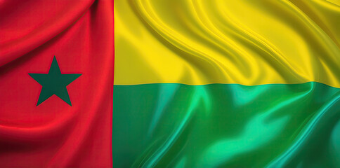 guinea bissau flag for national Day or Independence Day of guinea bissau