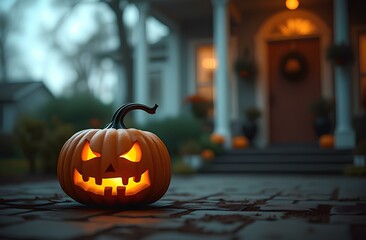 Orange Halloween background