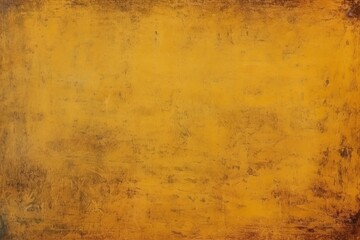 Gritty and worn, grunge dark yellow textured abstract background with distressed weathered effect, aged feel reminiscent of concrete walls, mustard color surface for design