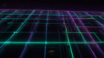 abstract background with glowing lines or Fractal Explosion 