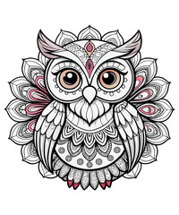 Fototapeta premium A mandala design is a symmetrical, circular pattern representing unity, harmony, and balance. Its intricate details radiate from the center, symbolizing the universe's interconnectedness.