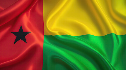 guinea bissau flag for national Day or Independence Day of guinea bissau