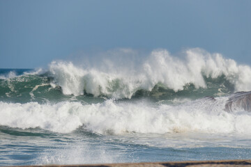 Hangover on Leblon beach in Rio de Janeiro.