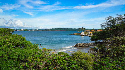 Coast of Galle in Sri Lanka