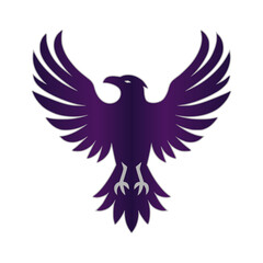 Obraz premium logo icon of crow bird (artwork 4)