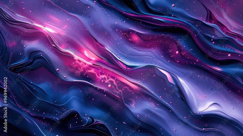 Aufkleber vibrant abstract background with flowing lines and rich colors captured in a modern artistic style