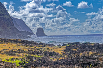 Rapa Nui – Easter Island by the Pacific Ocean.