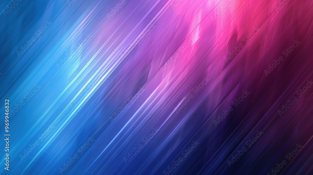 Poster vibrant abstract background with dynamic lines in blue and pink hues for creative projects