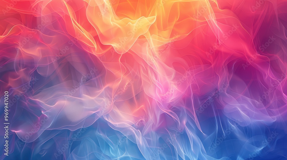 Poster vibrant abstract background with swirling, blended colors and captivating patterns