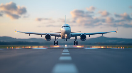 Plane Taking Off, Aircraft Departure and Aviation Action Shot
