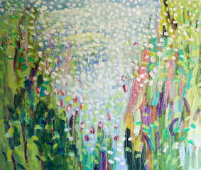 Painting as a Background