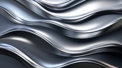 Abstract Metallic Waves