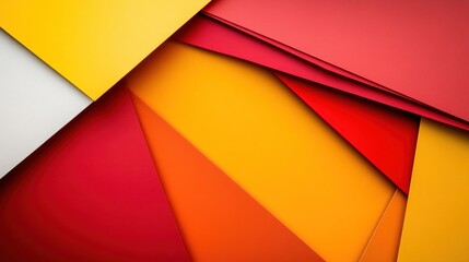 Fototapeta premium Abstract Geometry in Warm Colors